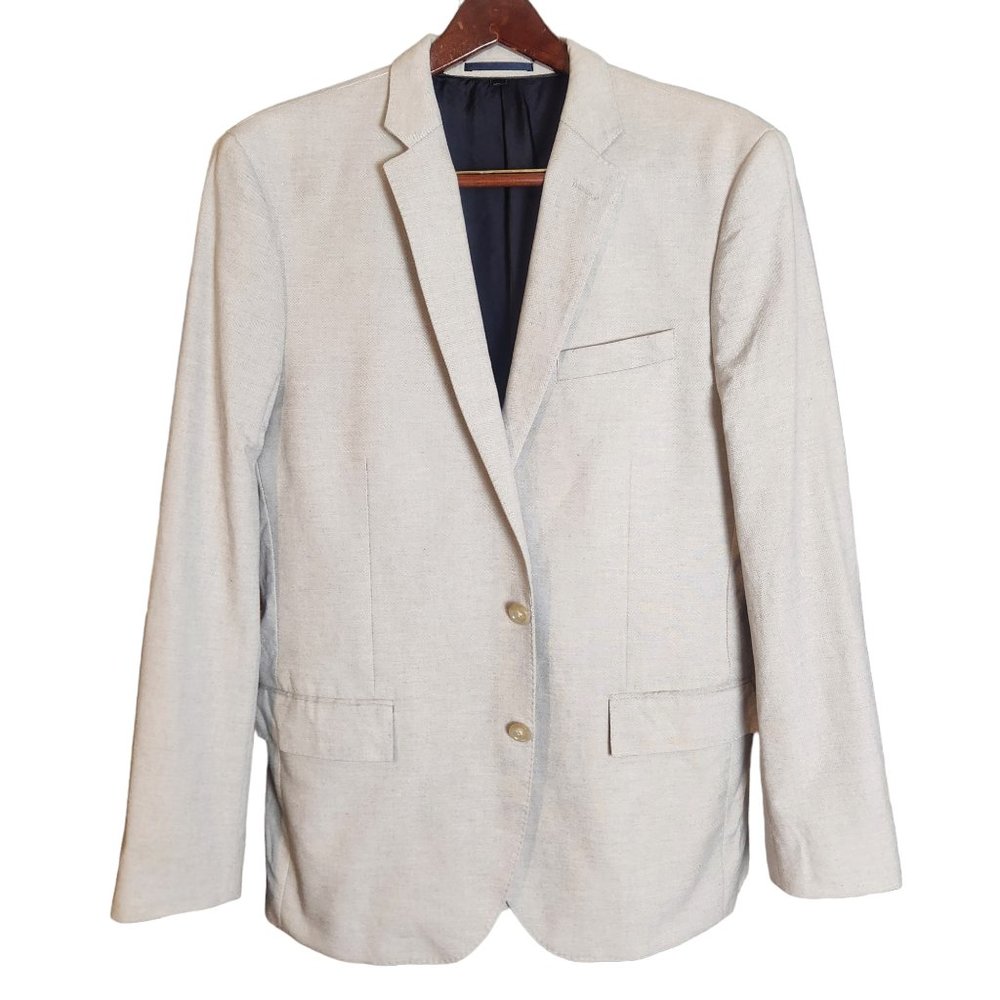 J Crew Ludlow Blazer Men's 42R Grey Slim Fit Cotton